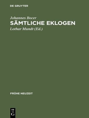 cover image of Sämtliche Eklogen